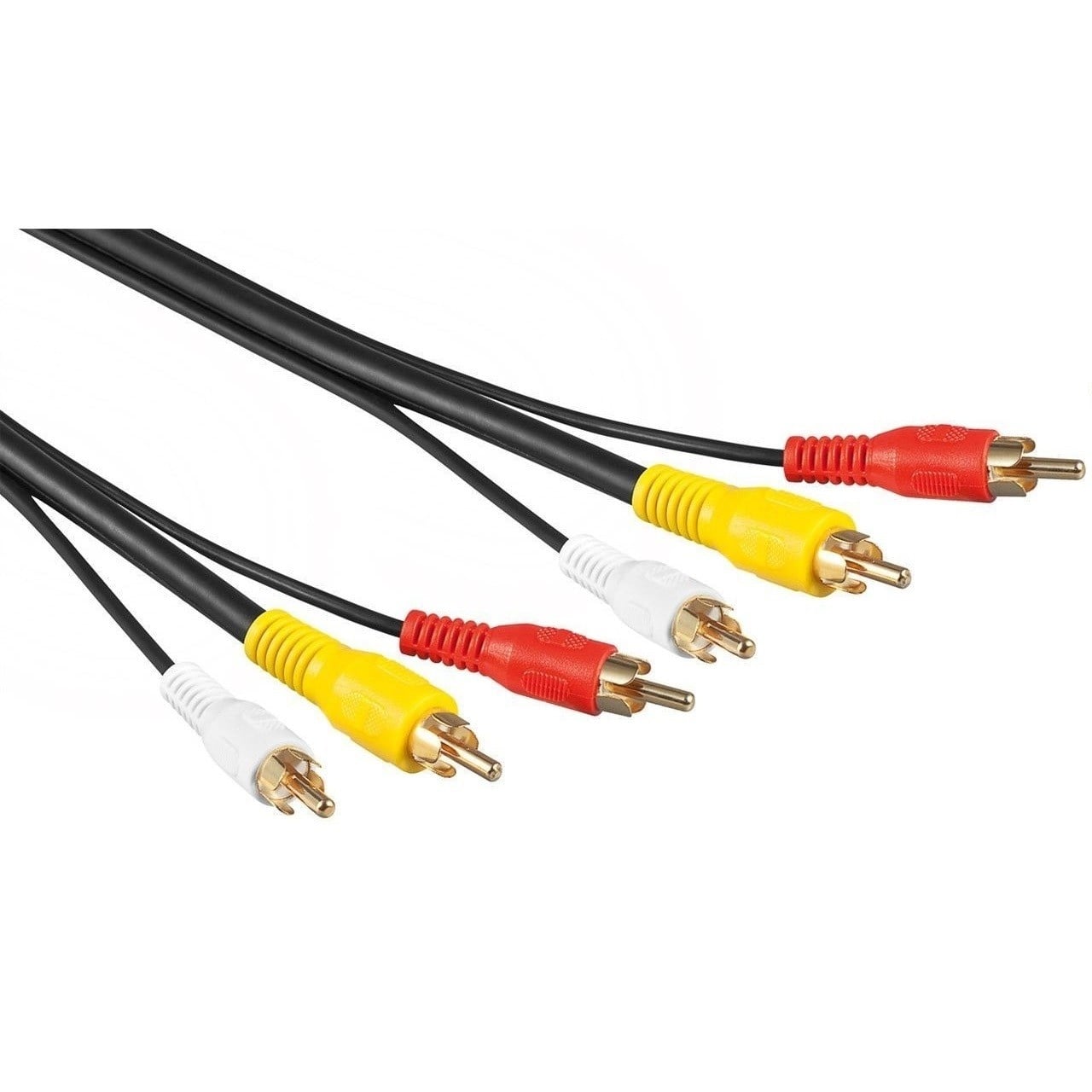 Tulp composiet audio video kabel - verguld -