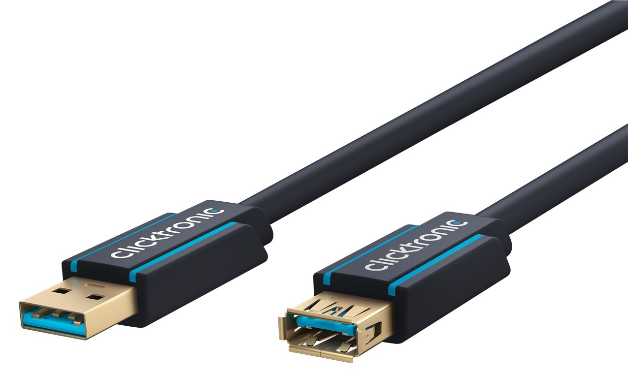 Clicktronic USB-A Extension Cable 1.8 m