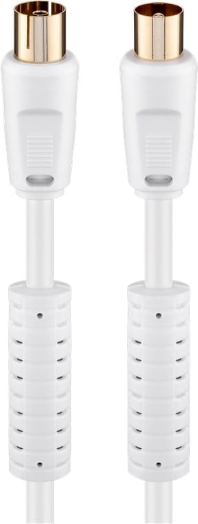Goobay Antenna Cable with Ferrite (80 dB), Double Shielded 10 m
