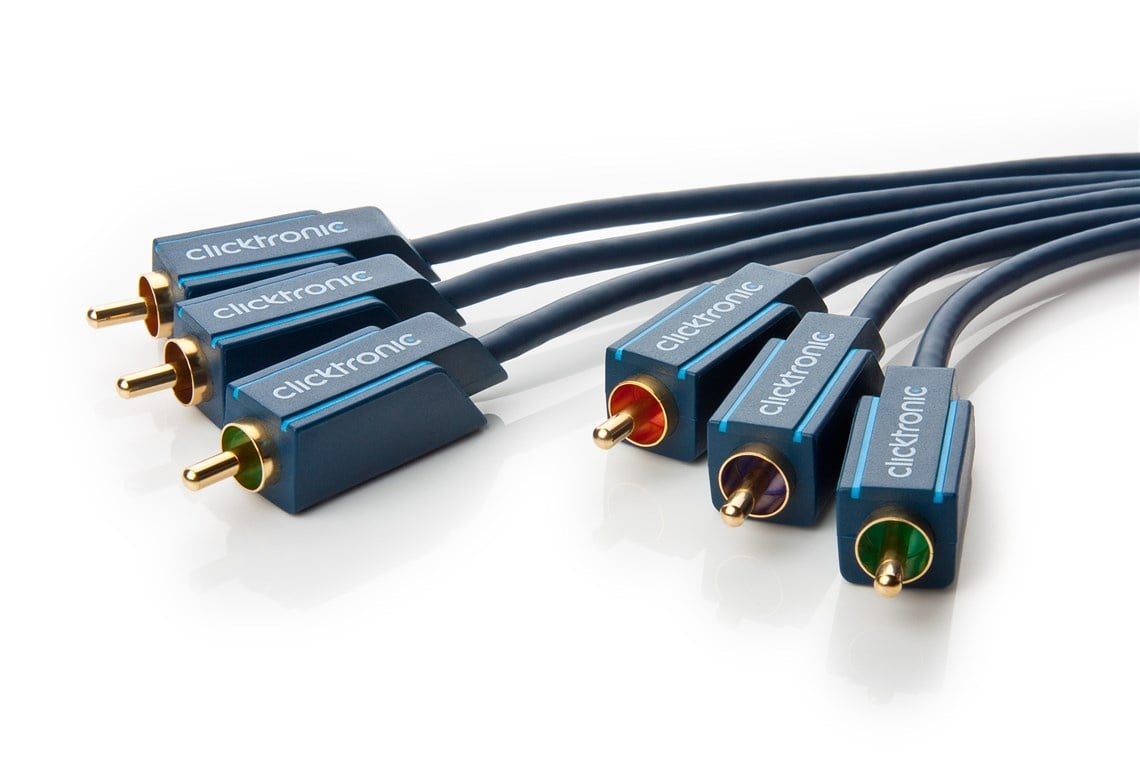 Clicktronic YUV Component Cable 3 m