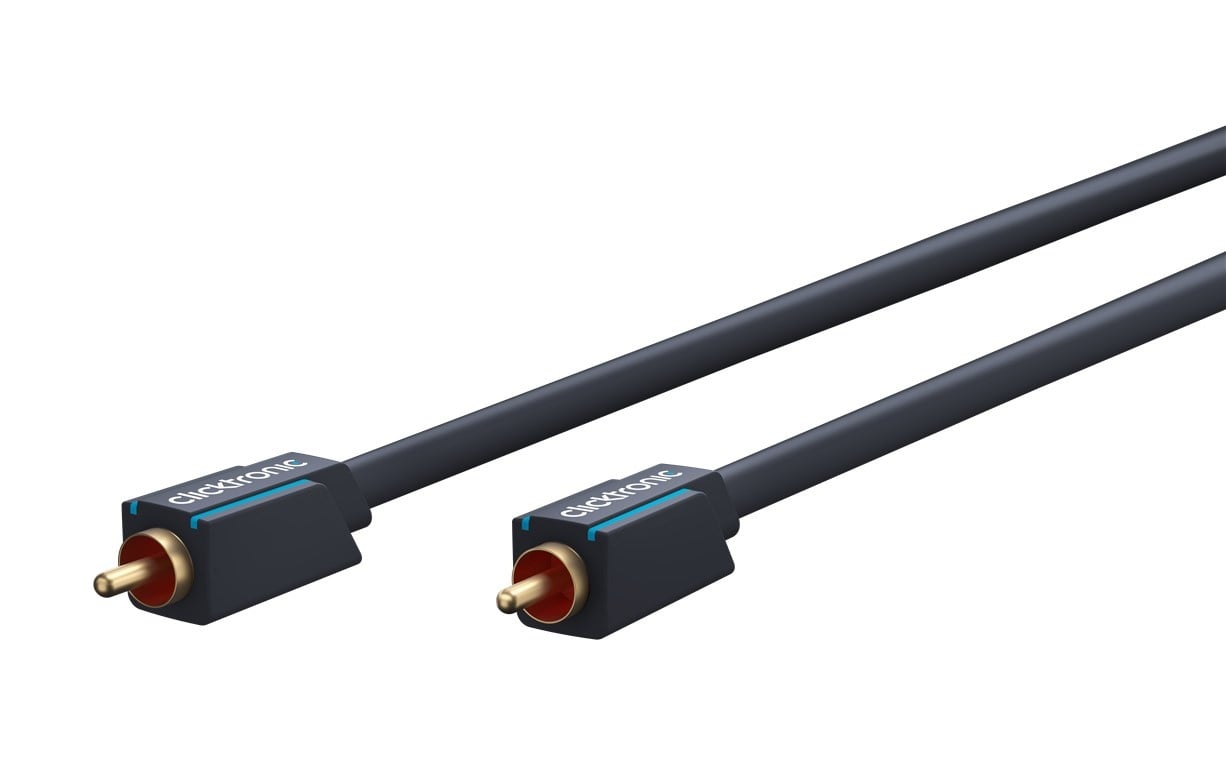 Clicktronic RCA Cable, Mono 1 m