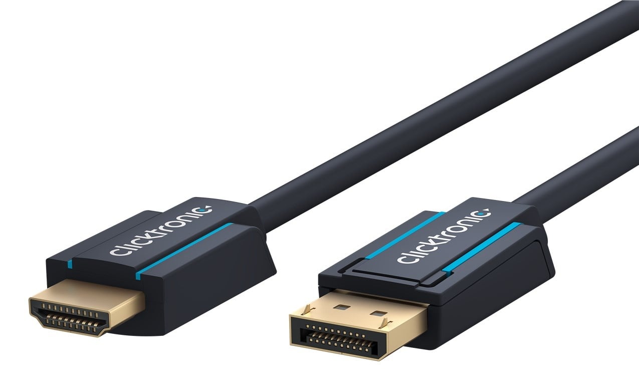 Clicktronic Active DisplayPort™ to HDMI™ Adapter Cable (4K/60Hz) 2 m