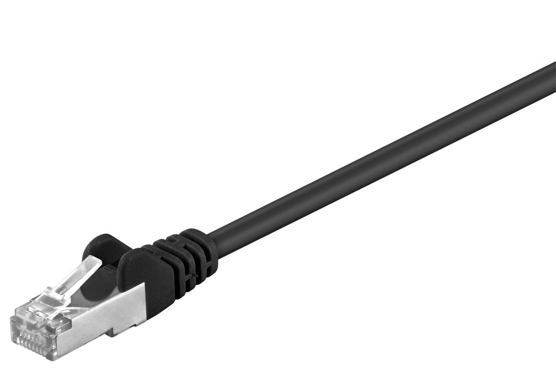 Goobay CAT 5e Patch Cable, F/UTP, grey 0.5 m