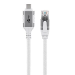 Goobay USB-C naar RJ45 LAN kabel | USB3.0 | CAT6 | | (meerdere lengtes, meerdere kleuren)