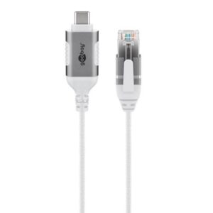 Goobay USB-C naar RJ45 LAN kabel | Slimline | USB3.0 | CAT6 | | (meerdere lengtes, meerdere kleuren)