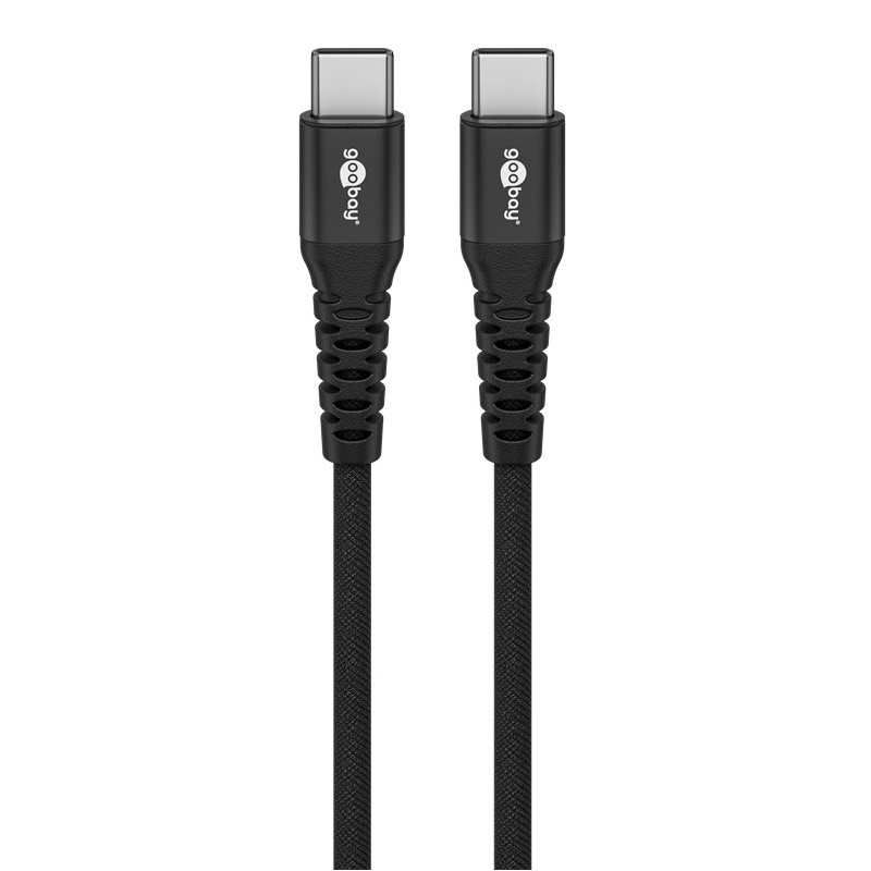 Goobay USB-C Supersoft Textile kabel | USB2.0 | PD 60W