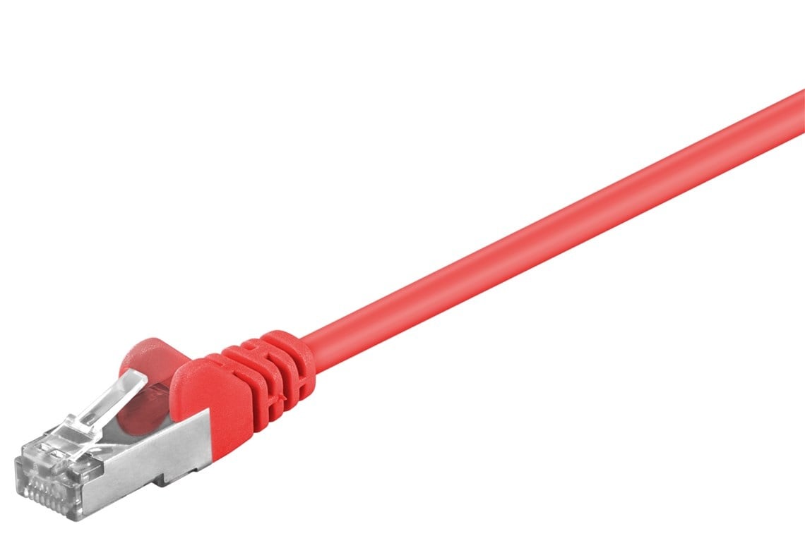 Goobay CAT 5e Patch Cable, SF/UTP, grey 0.5 m
