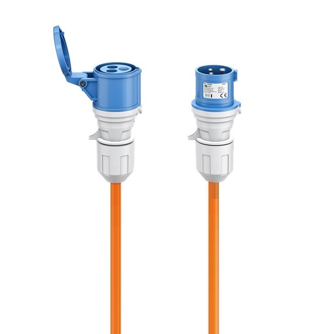 Camping stroomkabel | CEE 3-pins 230V/16A | 3x 2,50mm | IP44