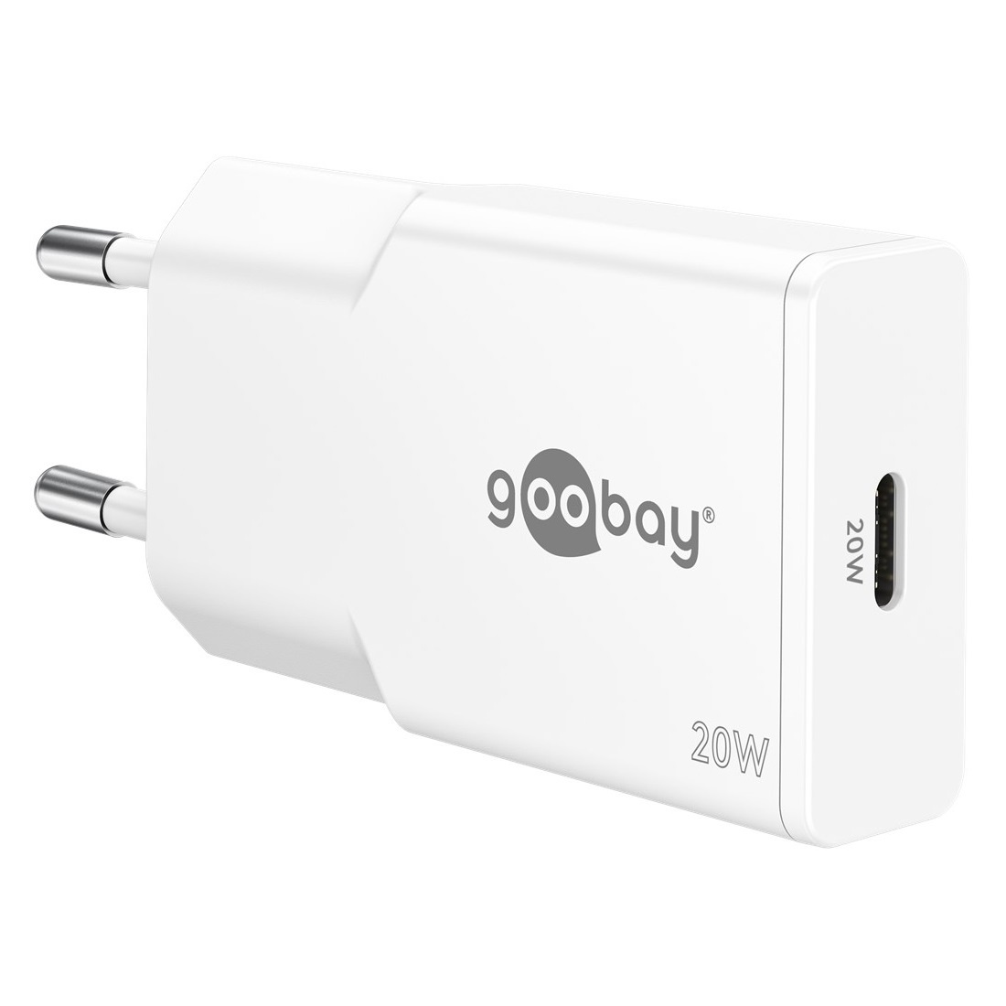 Goobay slim USB lader | USB-C PD | GaN | 20W