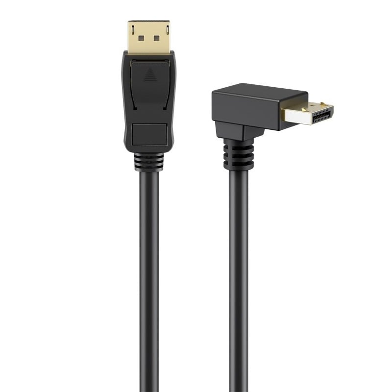 DisplayPort kabel | haaks/beneden | DP2.1a (10K 60Hz) | UHBR13.5 (54Gbit/s)