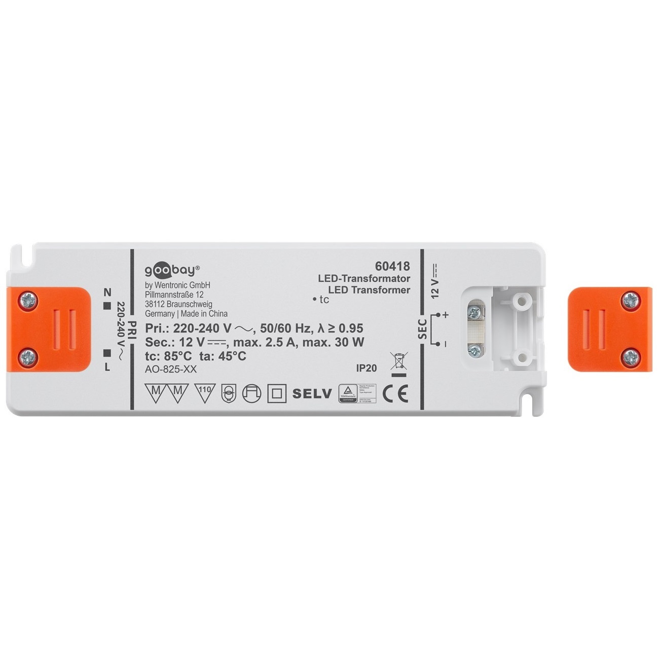 Goobay LED-transformator | 12V DC | 30W | IP20 - Afbeelding 2
