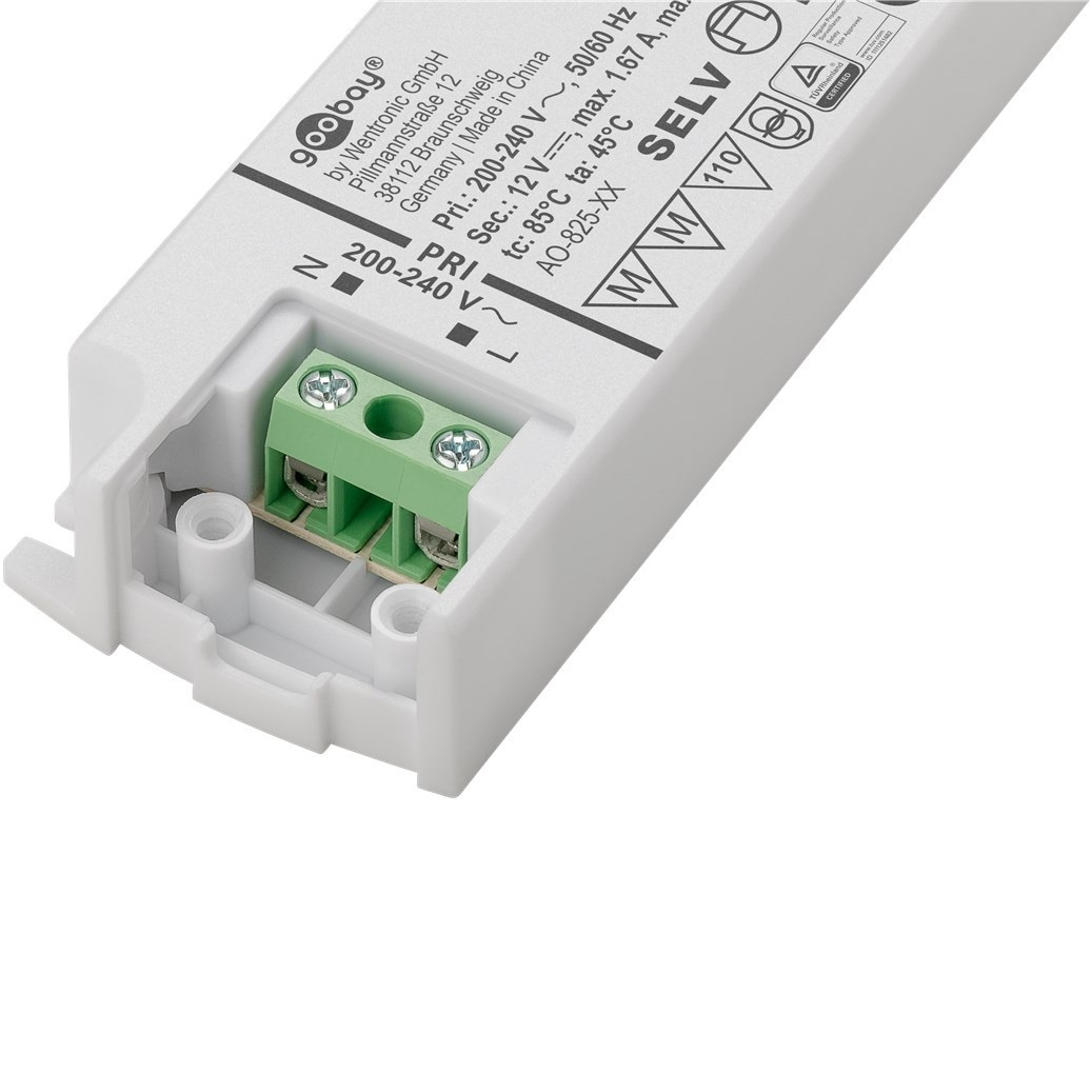 Goobay LED-transformator | 12V DC | 20W | IP20 - Afbeelding 3