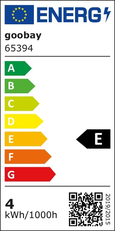 Goobay LED-filamentlamp | warm wit | E14 | G45 | 4W - Afbeelding 8