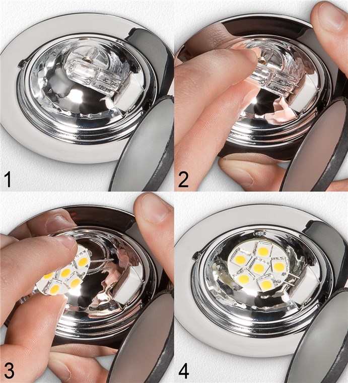 Goobay LED-spot | warm wit | G4 | 1,5W - Afbeelding 2