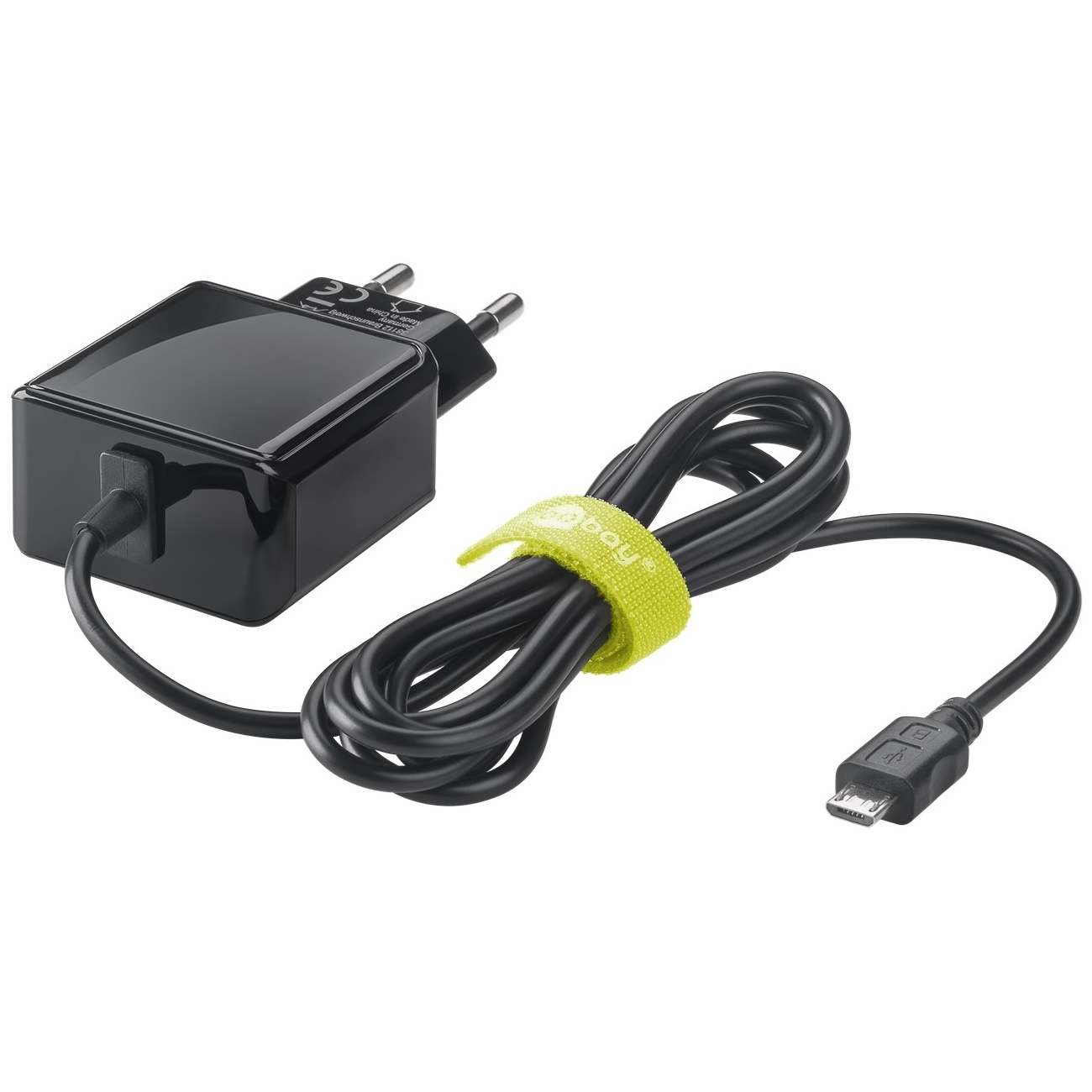 Goobay Micro USB lader | 15W | zwart | 1,5 meter - Afbeelding 2