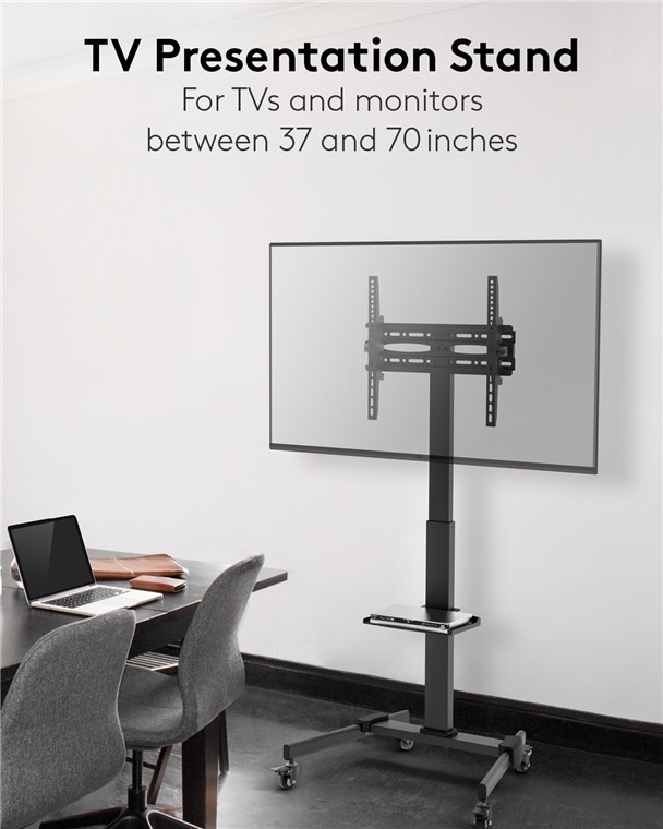 Goobay TV-vloerstandaard | tot 70 inch | verrijdbaar | kantelbaar - Afbeelding 5