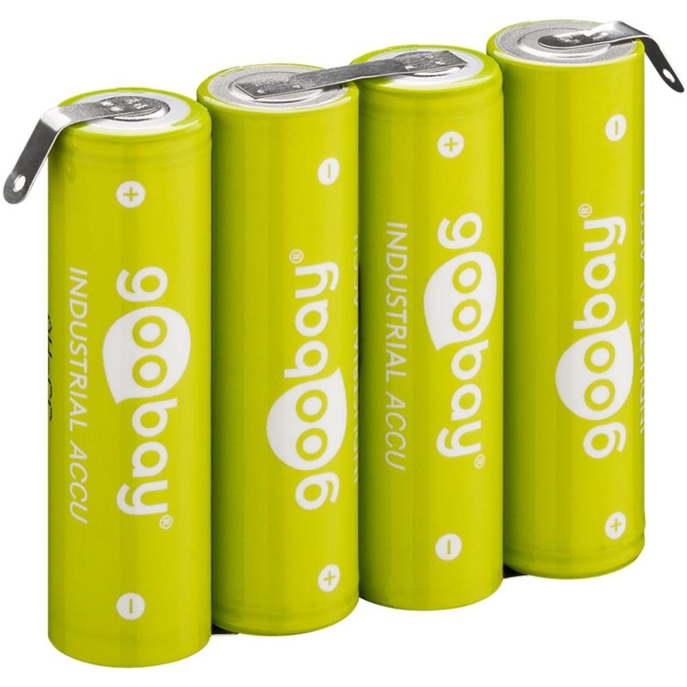 Goobay accupack | 4x AA (HR6) | 2100 mAh | soldeerbevestiging