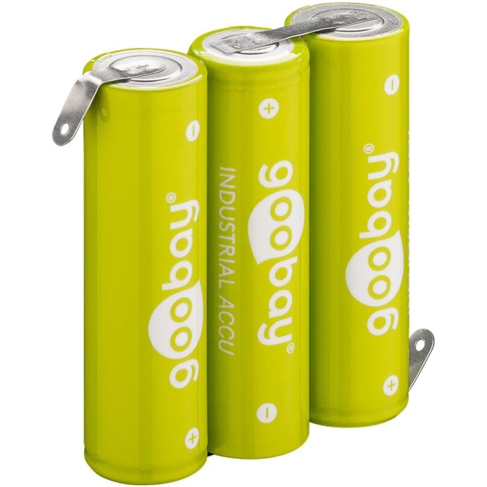 Goobay accupack | 3x AA (HR6) | 2100 mAh | soldeerbevestiging