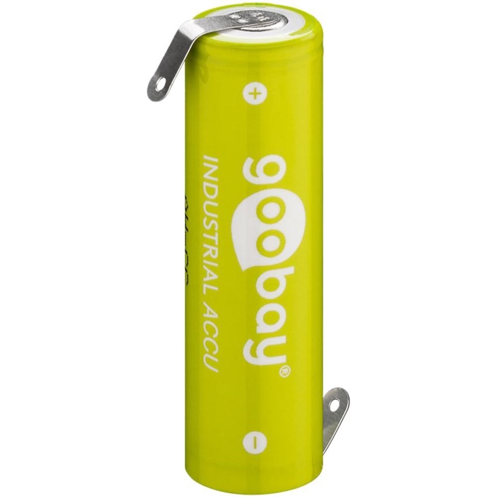 Goobay accu | 1x AA (HR6) | 2100 mAh | soldeerbevestiging