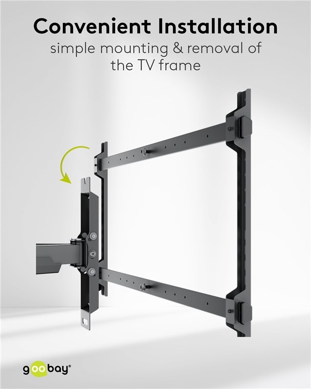 Goobay Pro TV-muurbeugel | tot 90 inch | full motion | lang - Afbeelding 6