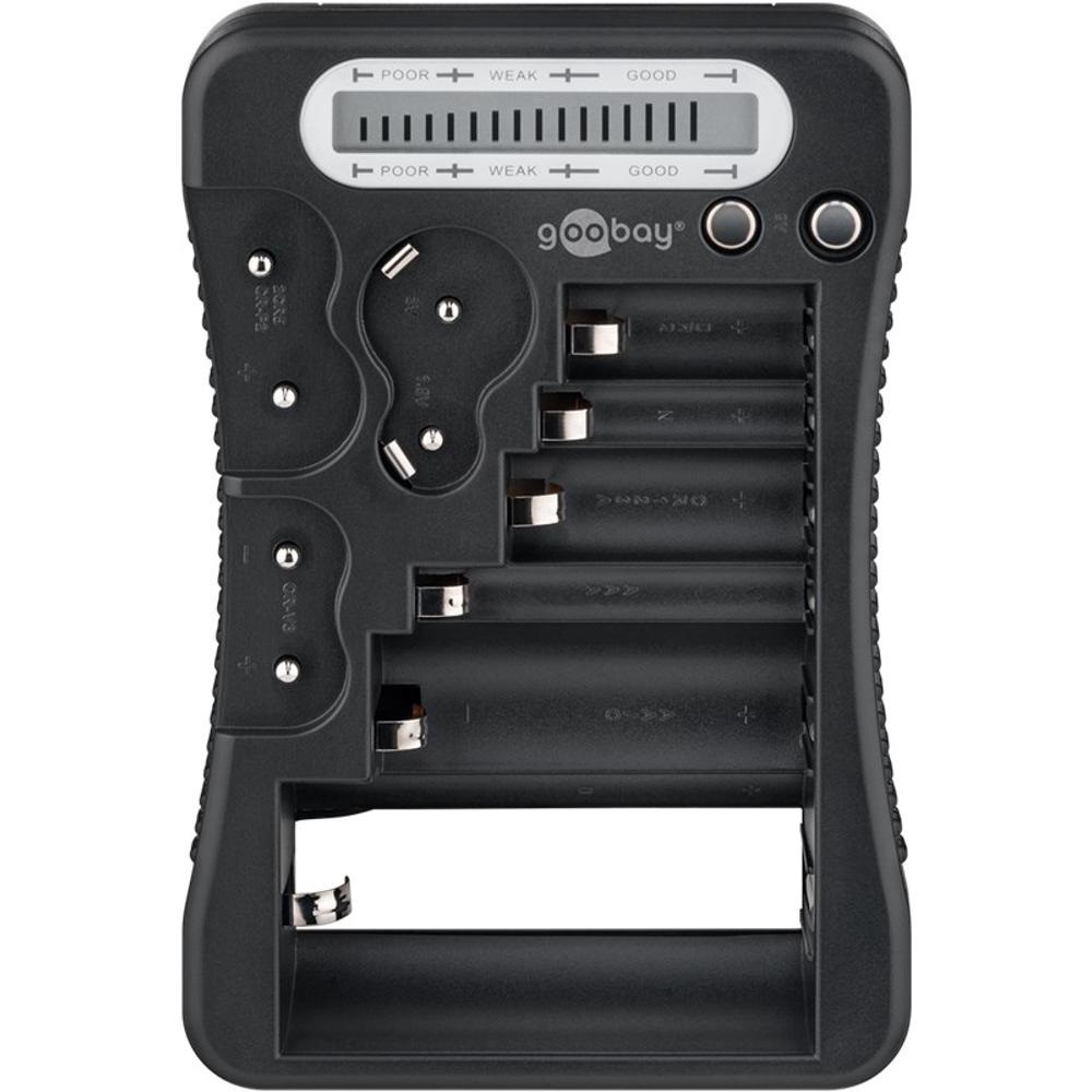 Goobay batterijentester met LCD-display