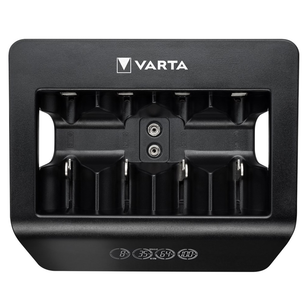 Varta LCD Universal Charger+ batterijenlader | AA/AAA/C/D/E