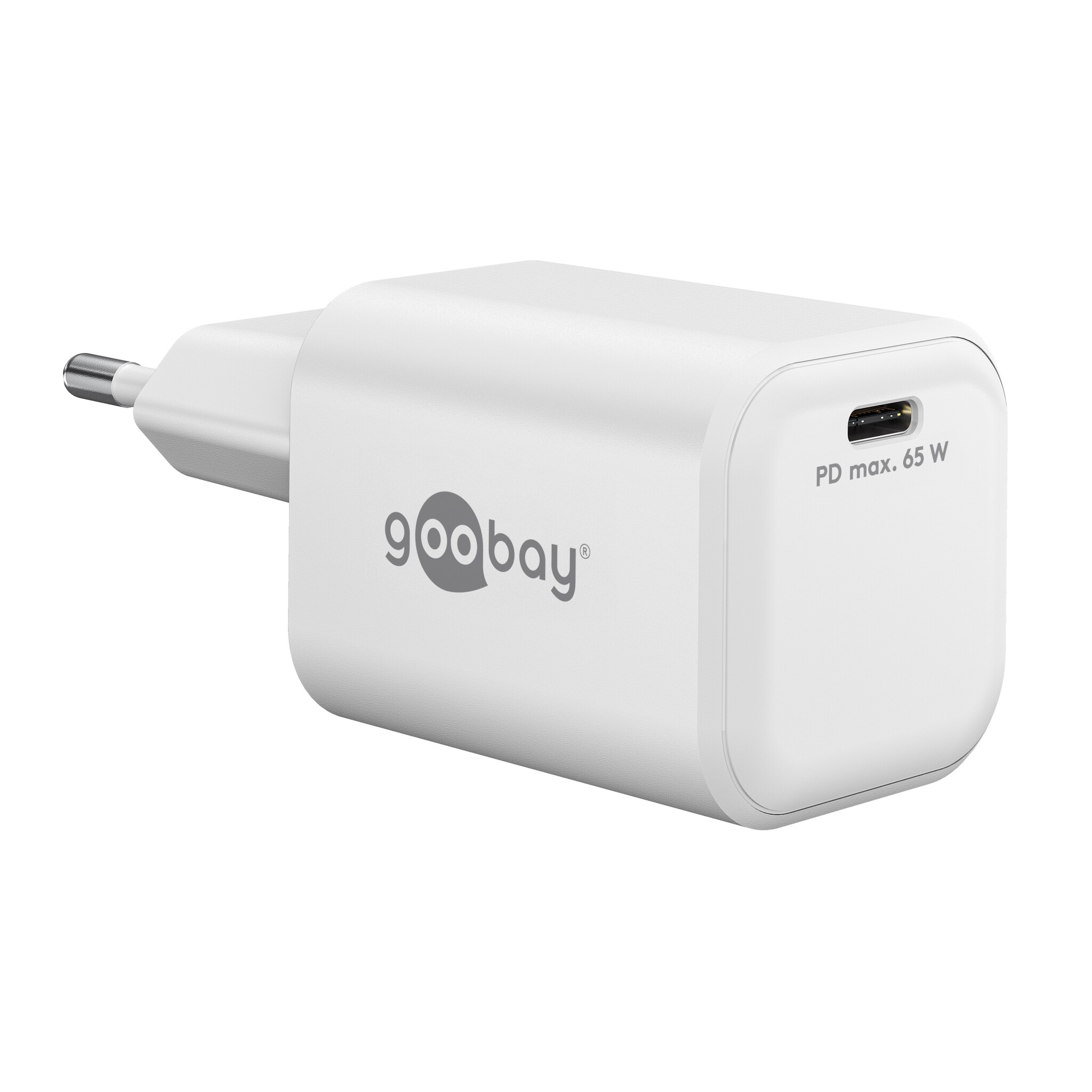 Goobay nano USB lader | USB-C PD | GaN | 65W