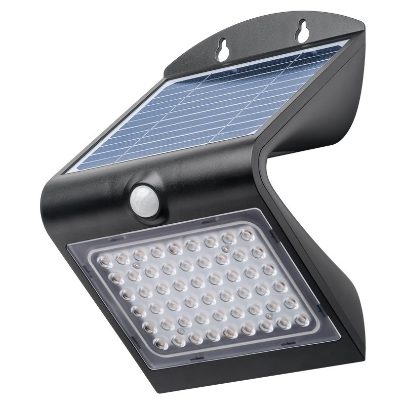 Goobay solar LED-wandlamp met bewegingssensor voor buiten | 4W