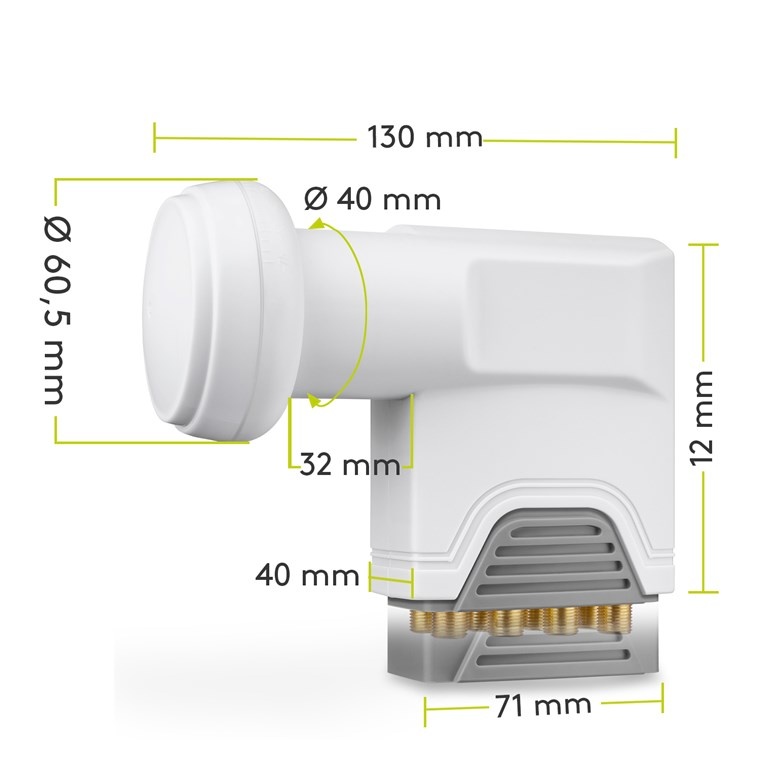 Goobay universele Octo LNB - Afbeelding 9