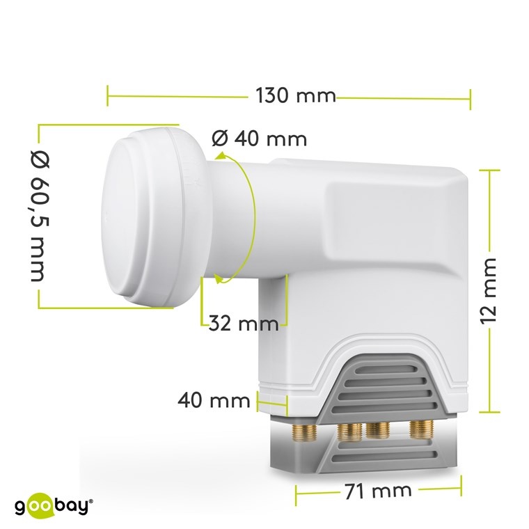 Goobay universele Quattro LNB - Afbeelding 6