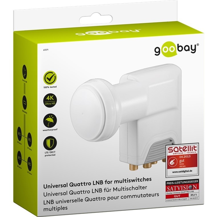 Goobay universele Quattro LNB - Afbeelding 9