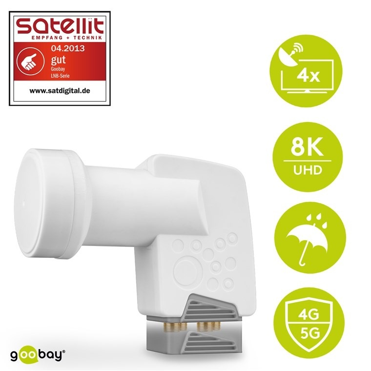 Goobay universele Quad LNB - Afbeelding 2