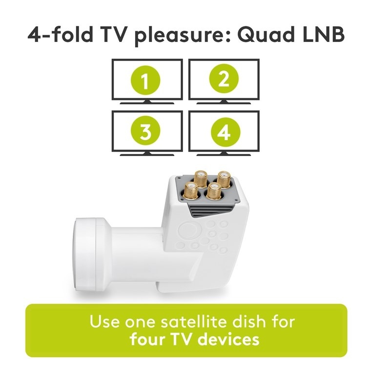 Goobay universele Quad LNB - Afbeelding 3