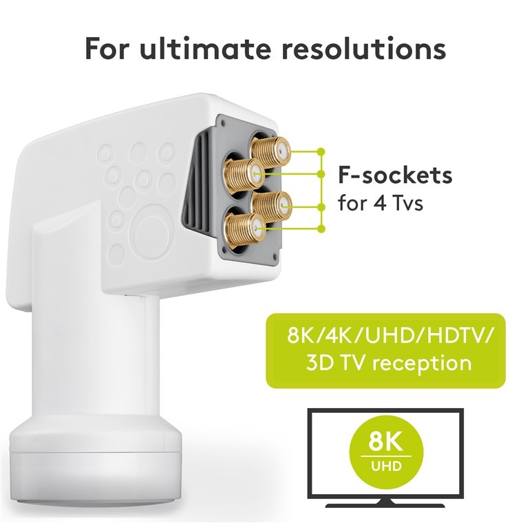 Goobay universele Quad LNB - Afbeelding 5