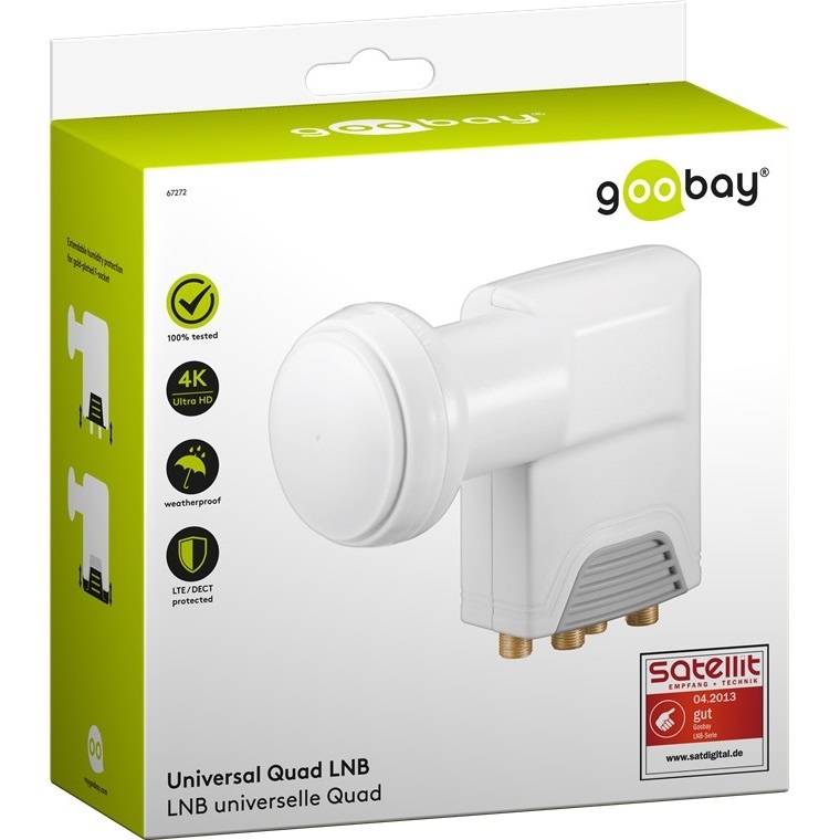 Goobay universele Quad LNB - Afbeelding 9