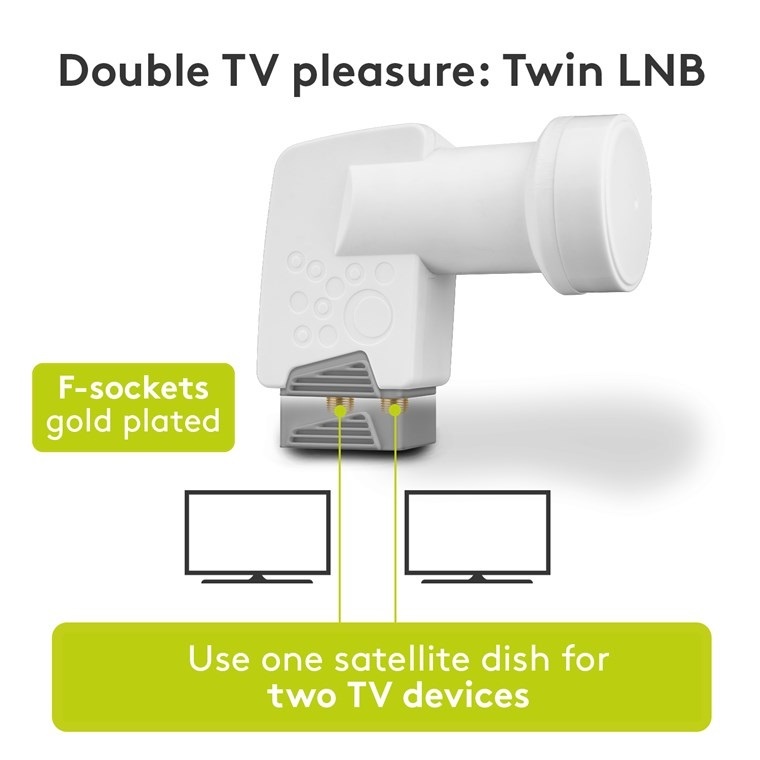 Goobay universele Twin LNB - Afbeelding 5