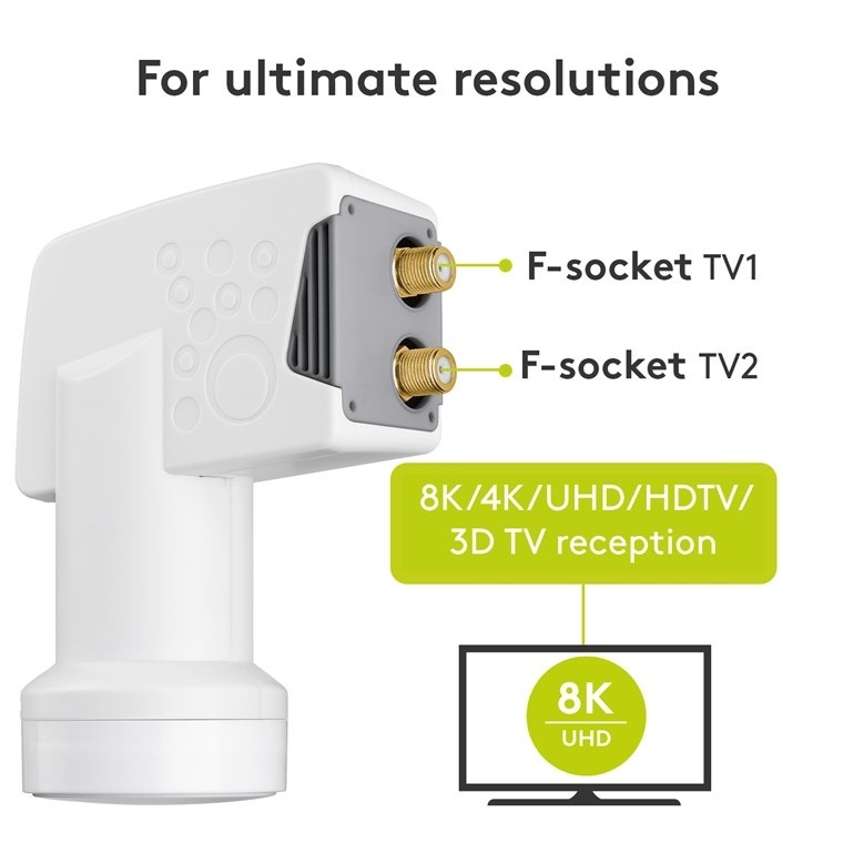 Goobay universele Twin LNB - Afbeelding 7