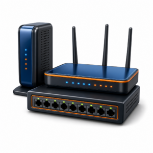 Routers, switches & access points