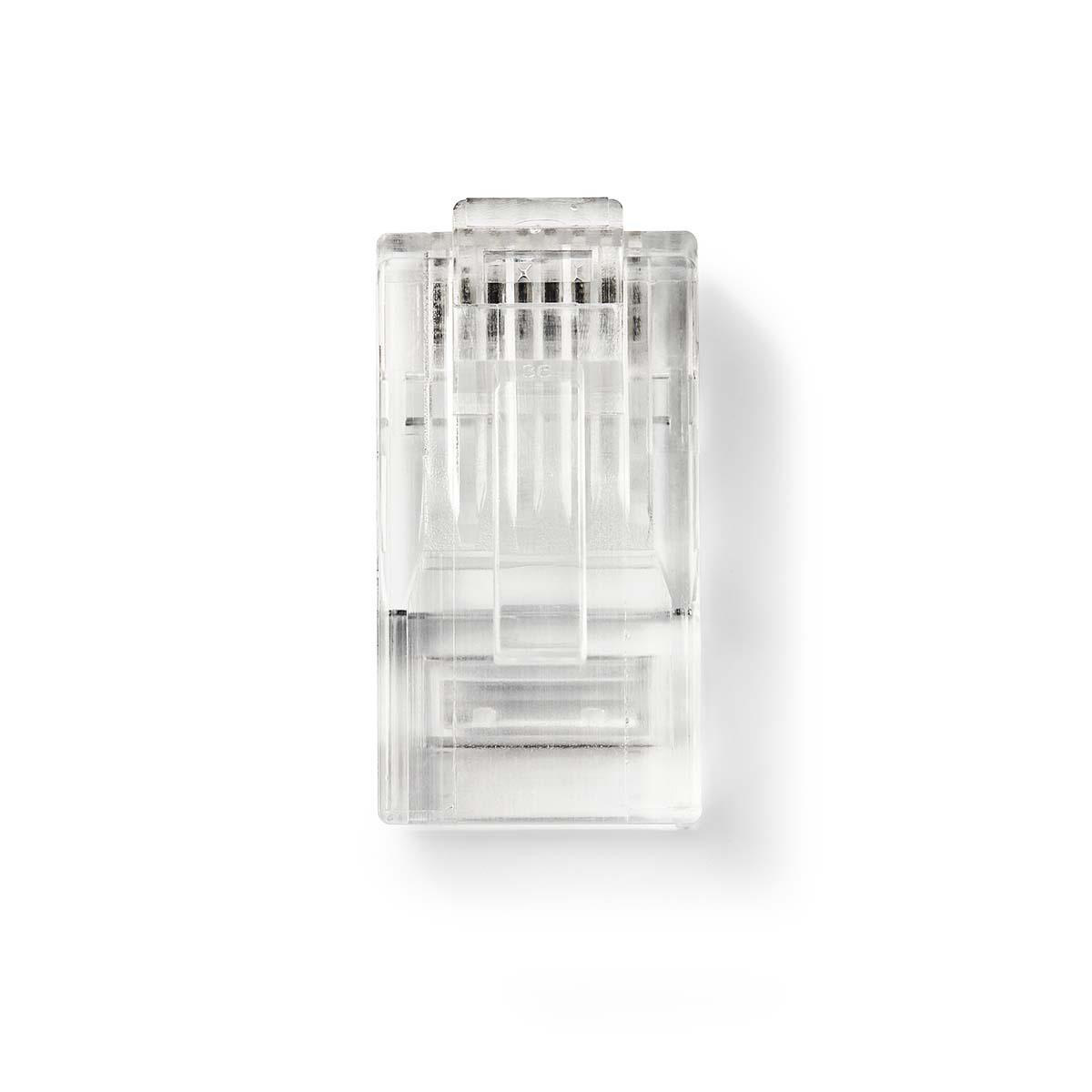 RJ45 krimp connectoren (UTP) voor CAT6 netwerkkabel (flexibel) - 10 stuks - Afbeelding 2