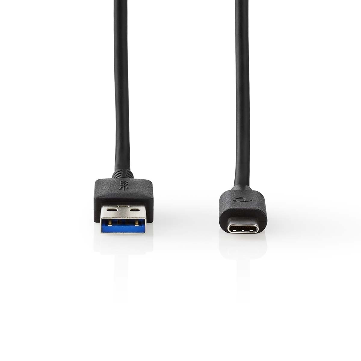 Nedis USB-C naar USB-A kabel - USB3.0 - tot 20V/3A / zwart - 1 meter - Afbeelding 2