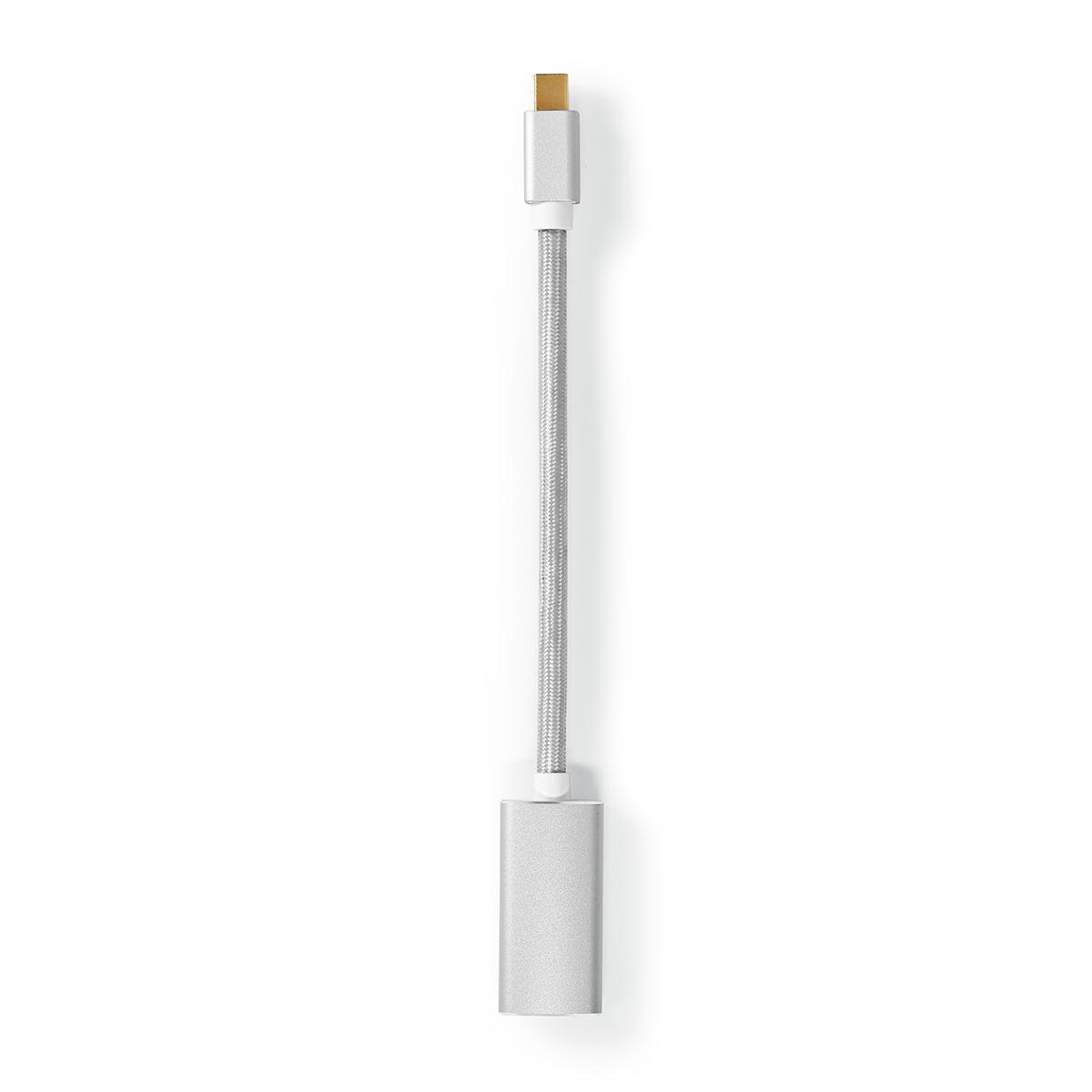 Nedis Premium Mini DisplayPort 1.2 naar HDMI 2.0 adapter (4K 60 Hz) / aluminium - 0,20 meter - Afbeelding 3