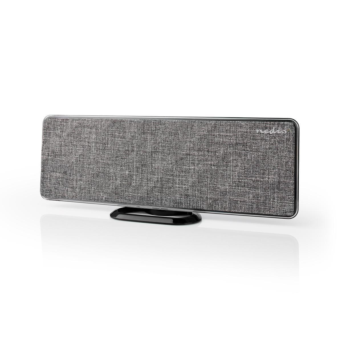 Nedis premium FM/UHF/VHF DVB-T/T2 DAB+ HDTV antenne voor binnen - actief - 28 dB - LTE700 filter / grijs - 2,1 meter