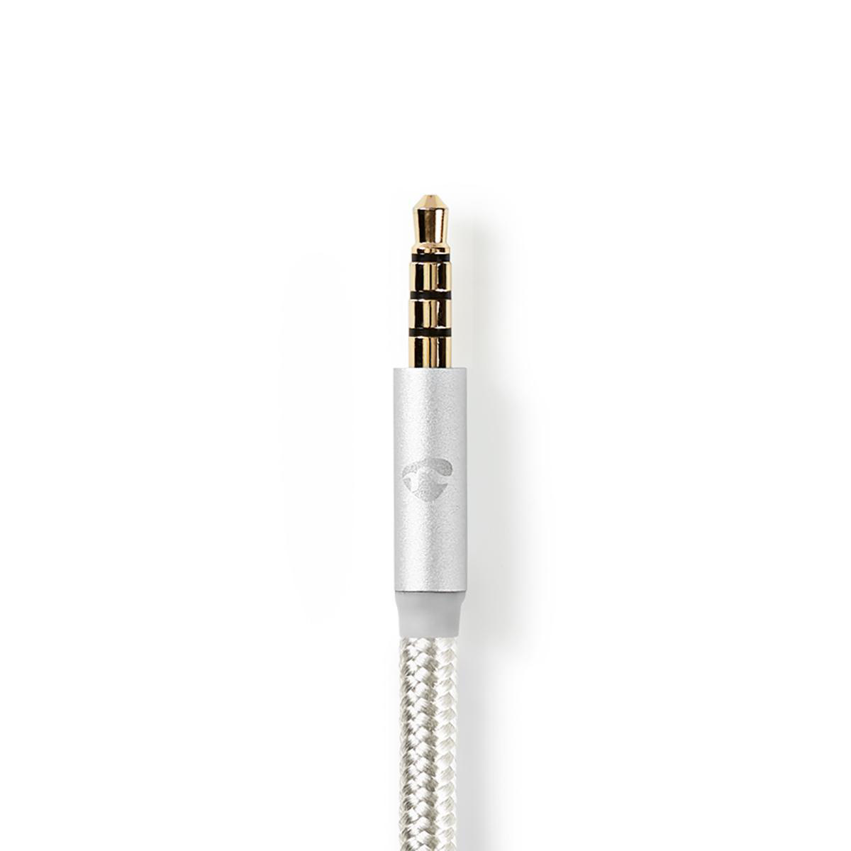 Nedis Premium USB-C naar 3,5mm Jack audio kabel - actief / aluminium - 1 meter - Afbeelding 3