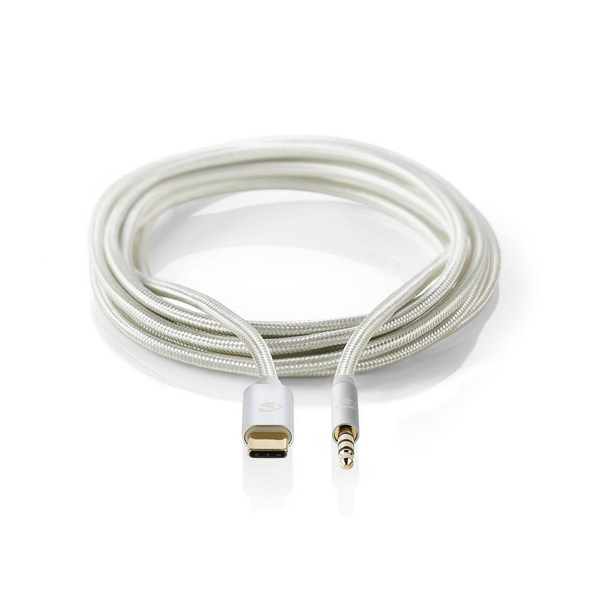 Nedis Premium USB-C naar 3,5mm Jack audio kabel - actief / aluminium - 1 meter - Afbeelding 4