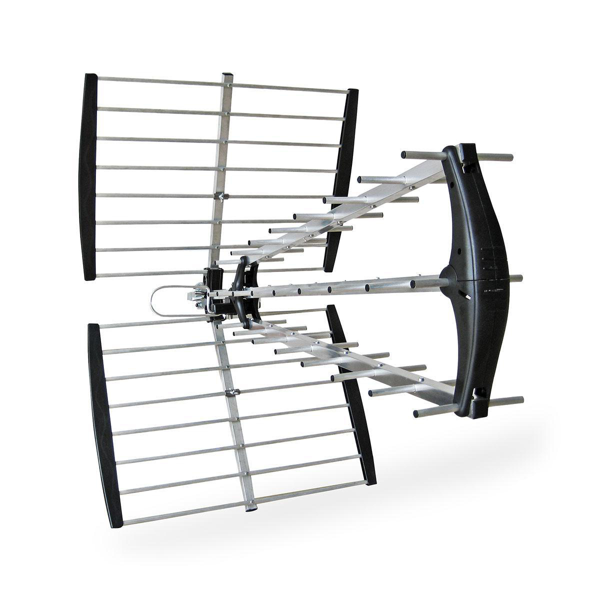 Buitenantenne | UHF | Ontvangstbereik: ≥50 km | LTE700 | Versterking: 18 dB | 75 Ohm | Antenne lengte: 1060 mm | Aluminium