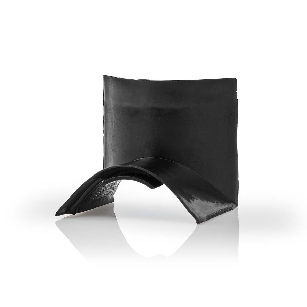 Nedis kunststof hoekstuk voor kabelgoot half-rond 3,3 cm - in de hoek / zwart - Afbeelding 3