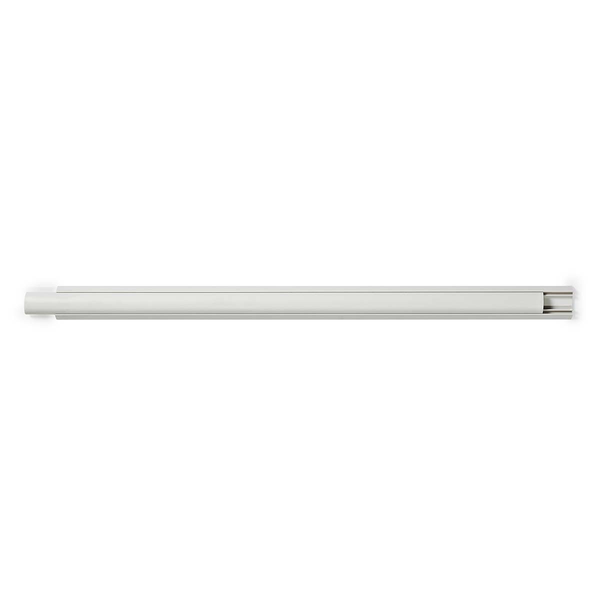 Nedis kunststof kabelgoot half-rond met zelfklevende plakstrip - 150 x 3,3 cm / wit - Afbeelding 2