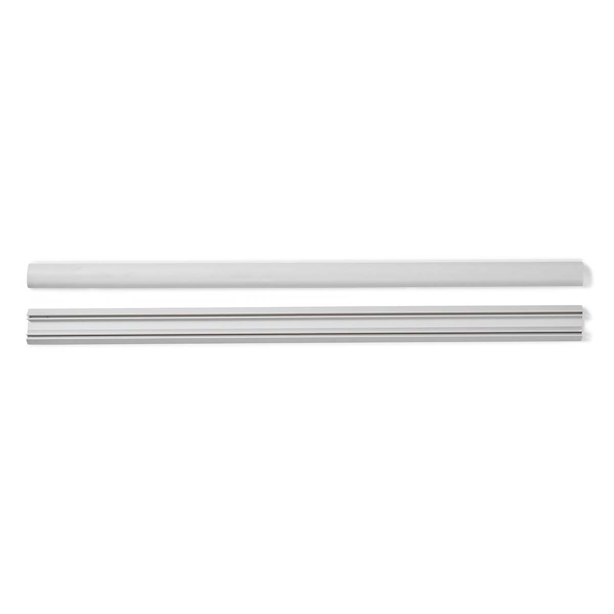 Nedis kunststof kabelgoot half-rond met zelfklevende plakstrip - 50 x 3,3 cm / wit - Afbeelding 6