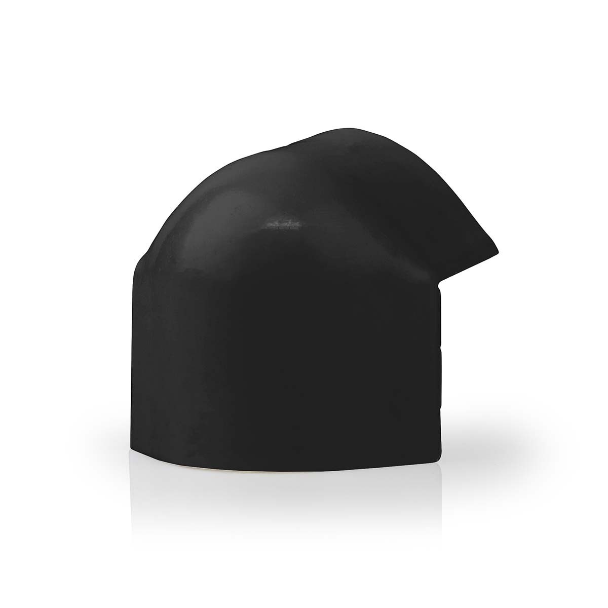 Nedis kunststof hoekstuk voor kabelgoot half-rond 4,4 cm - over de hoek / zwart - Afbeelding 3