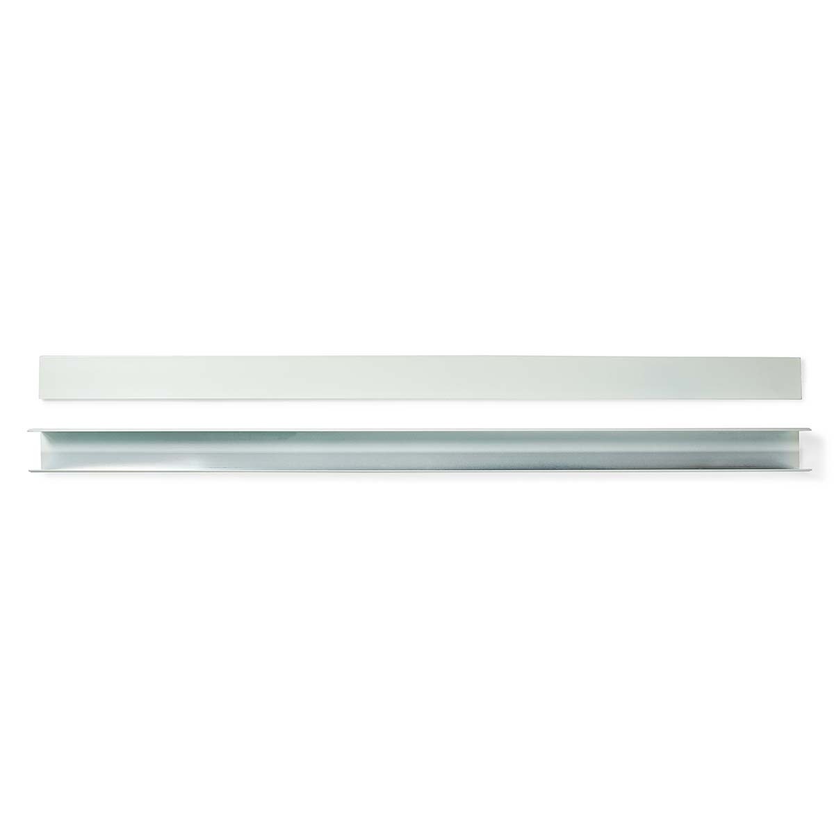Nedis aluminium kabelgoot met cover en zelfklevende plakstrip - 110 x 6 cm / wit - Afbeelding 4
